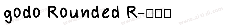 godo Rounded R字体转换
